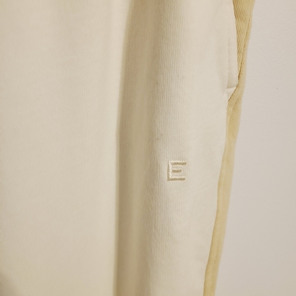 Everlane | Women's White and Tan Colorblock Track Joggers (Size Small) - Picture 9 of 16